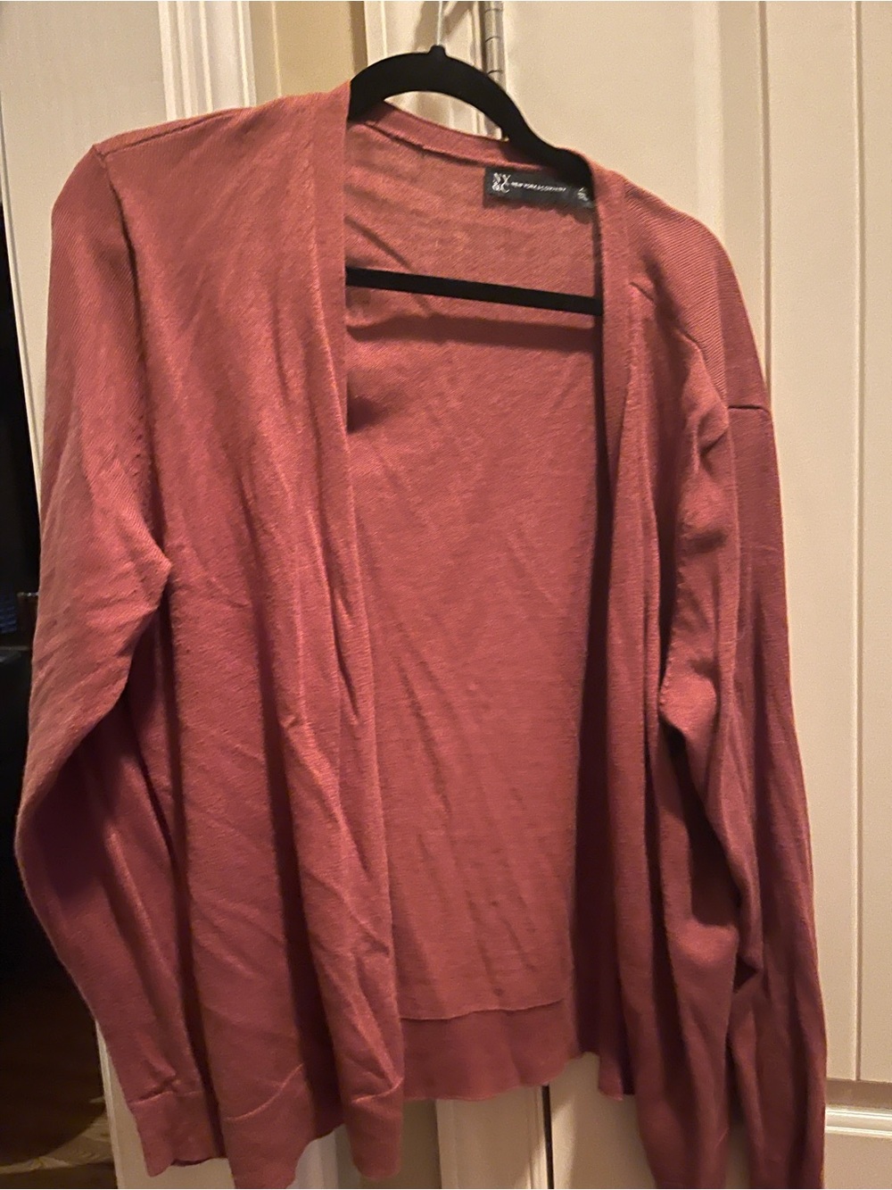 Lightweight Open-Front Sweater Cardigan
